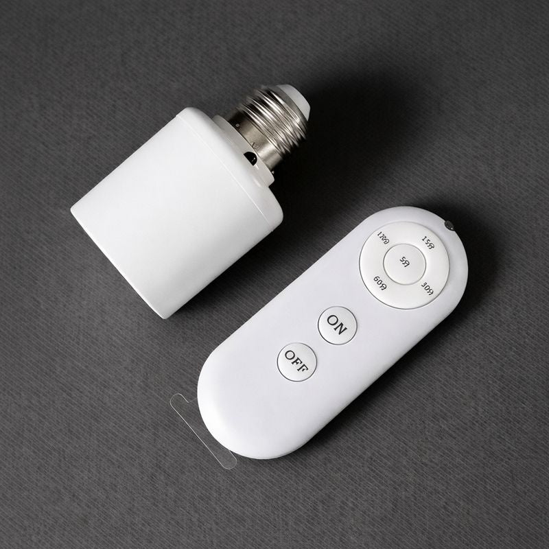 Dulie pentru bec cu telecomandă – Aprindere/Oprire + Timer