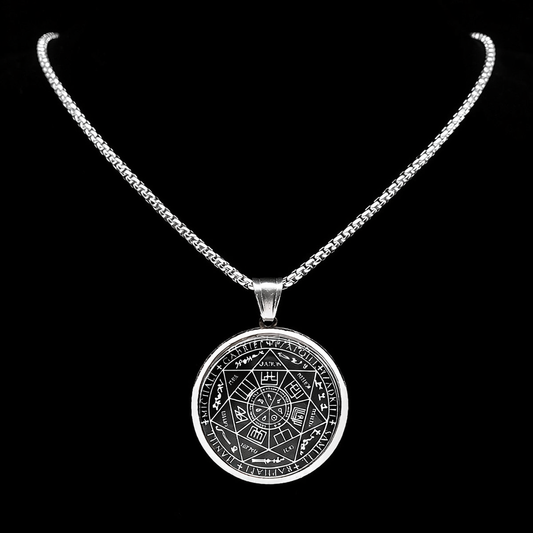 Colier cu simbolul celor 7 Arhangheli – protecție, echilibru și energie pozitivă