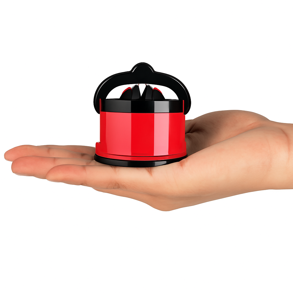 Ascuțitor de cuțite cu ventuză – sigur, rapid și ușor de utilizat