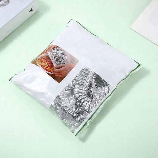 Set 20 Capace Elastice Reutilizabile pentru Acoperirea Alimentelor – Păstrează Mâncarea Proaspătă